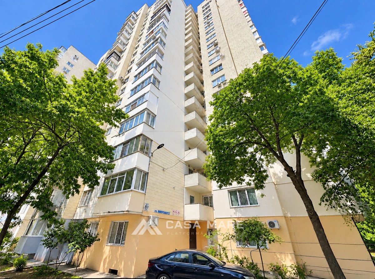 3-комнатная квартира, 65 м², Ботаника, Кишинёв 10
