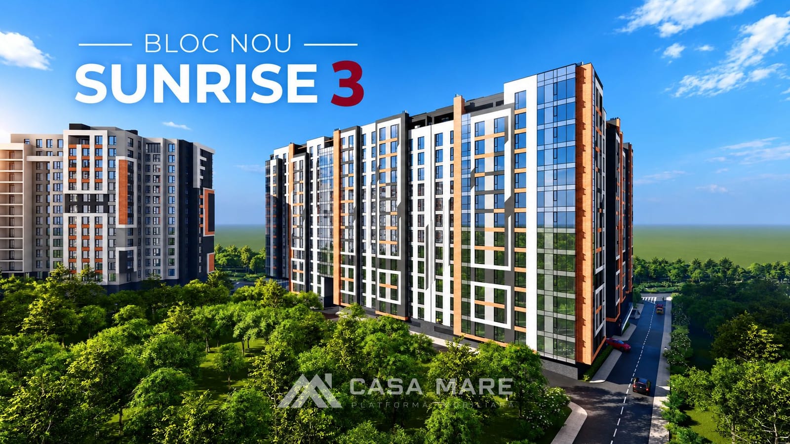 Apartament cu 2 dormitoare, 64,50 m² în Estate Sunrise 3, Telecentru, bloc nou 1