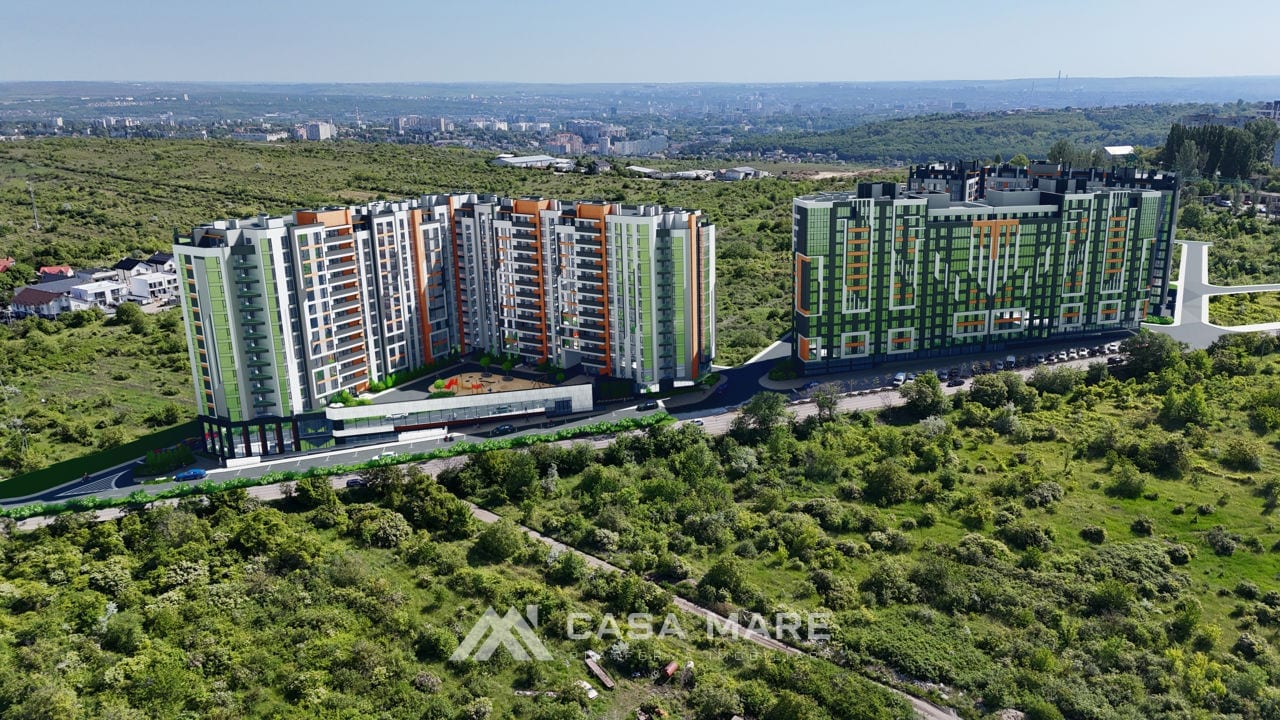 1-комнатная квартира, 45 м², Дурлешты 8
