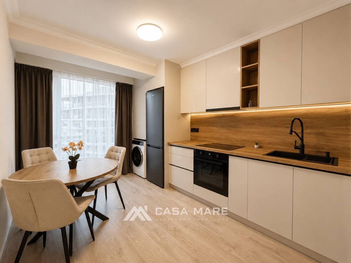 Apartament cu 2 camere, 48 m², Durlești 4
