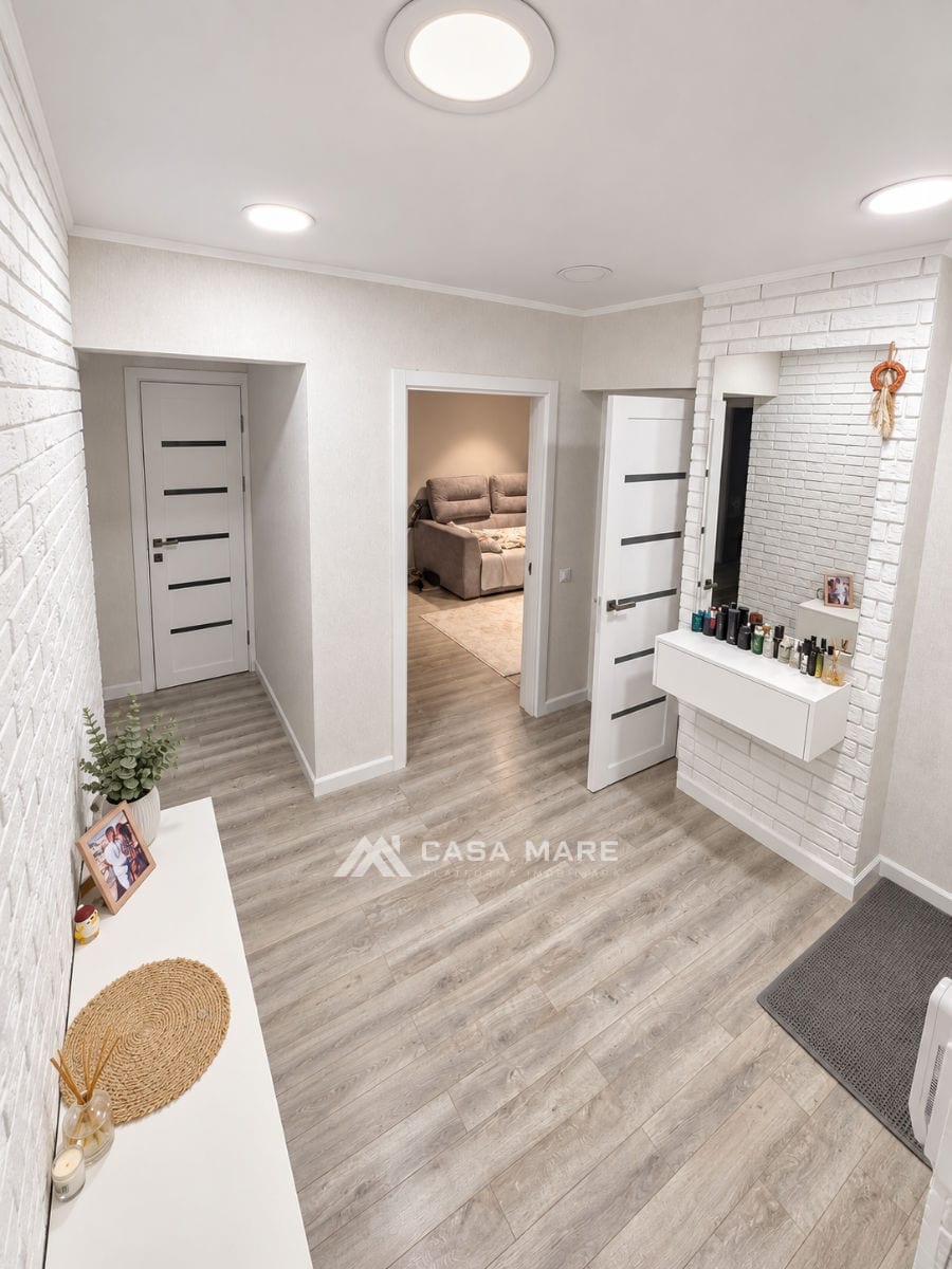 3-комнатная квартира, 84 м², Рышкановка, Кишинёв 6