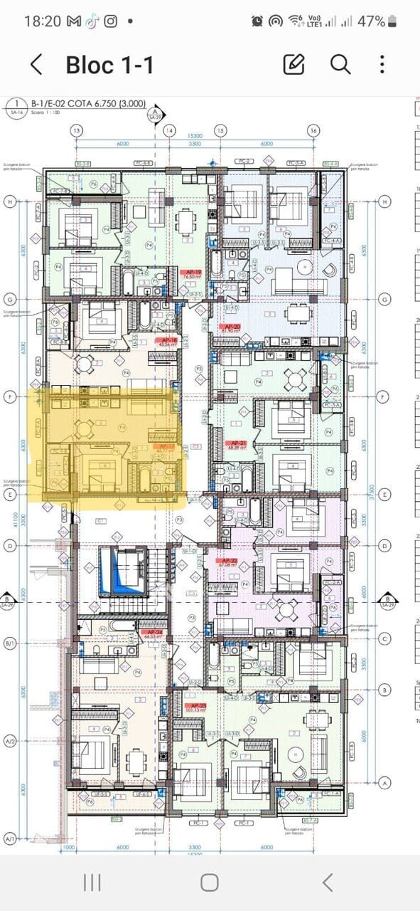 Apartament cu 1 cameră, 48 m², Buiucani, Chișinău 4