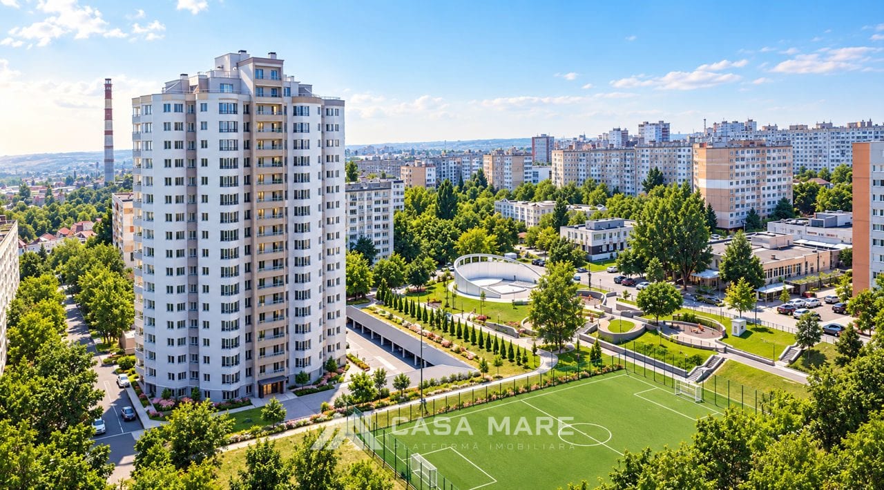 Apartament cu 2 camere, 68 m², Ciocana, Chișinău 5