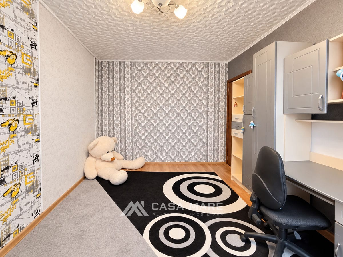 3-комнатная квартира, 65 м², Ботаника, Кишинёв 5