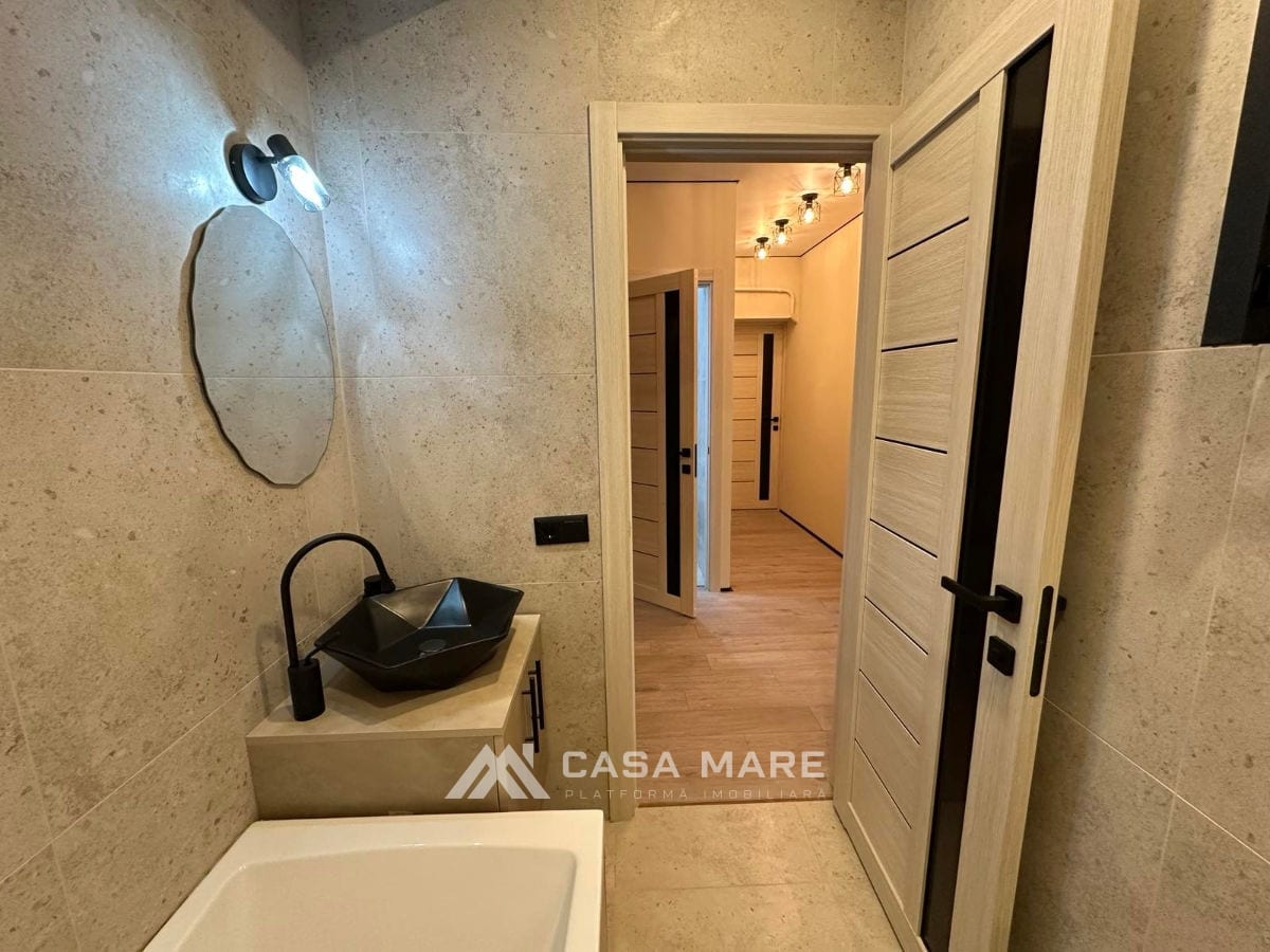 2-комнатная квартира, 58 м², Ботаника, Кишинёв 11
