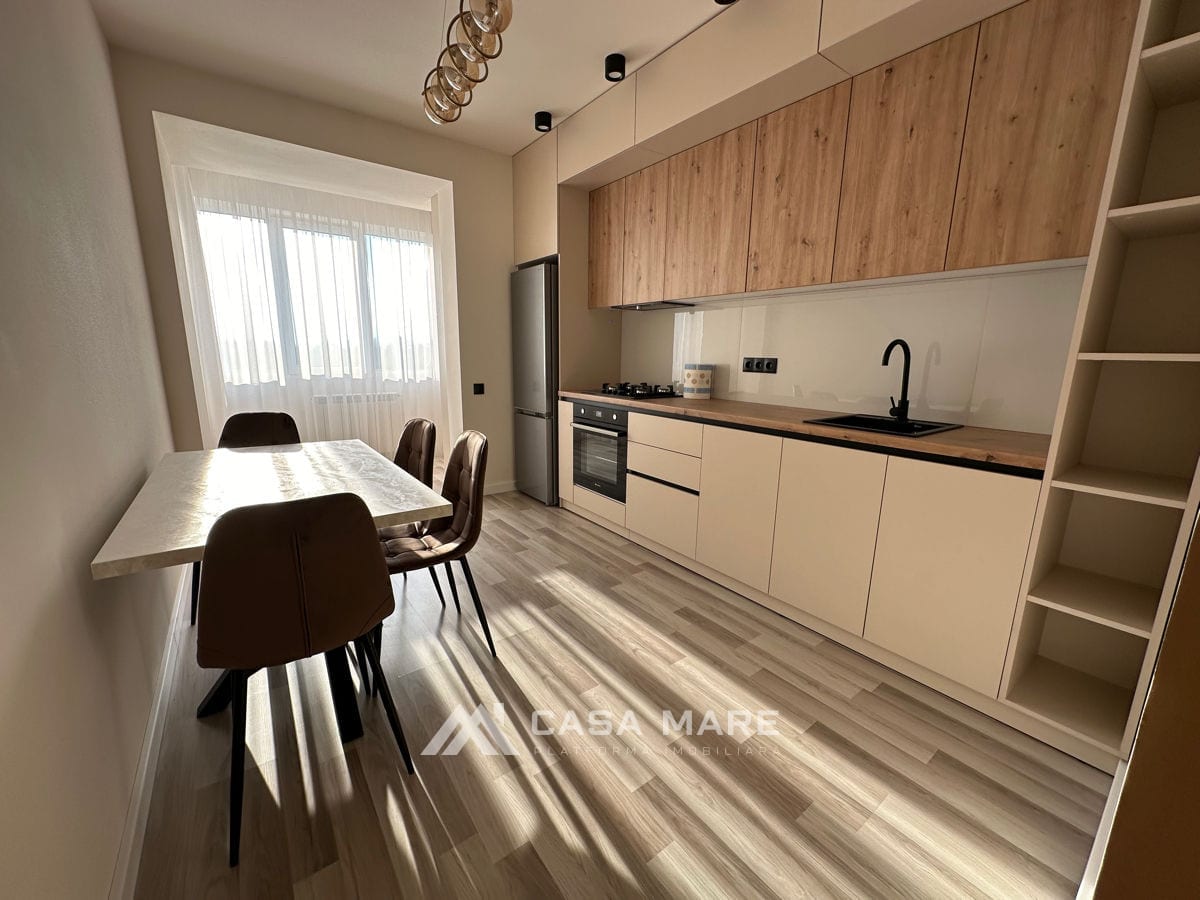 1-комнатная квартира, 53 м², Чеканы, Кишинёв 3