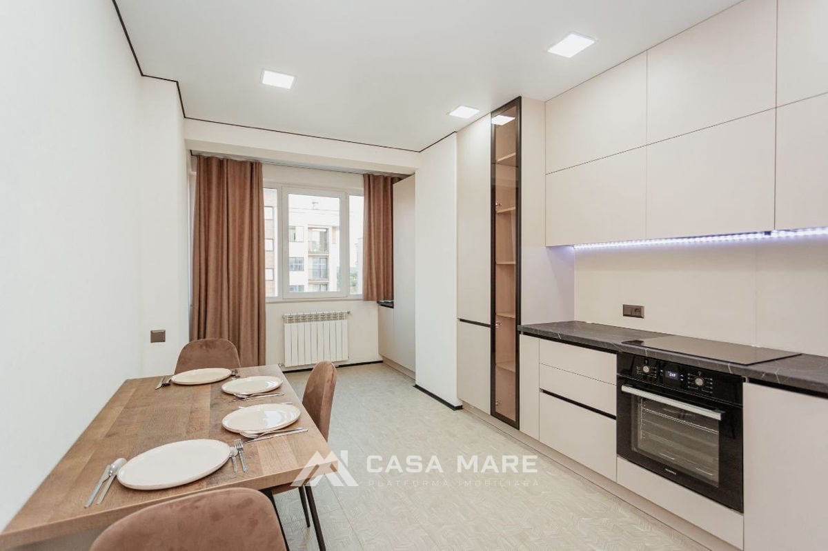 2-комнатная квартира, 55 м², Ботаника, Кишинёв 3