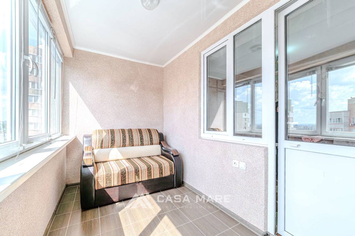 1-комнатная квартира, 47 м², Чеканы, Кишинёв 6