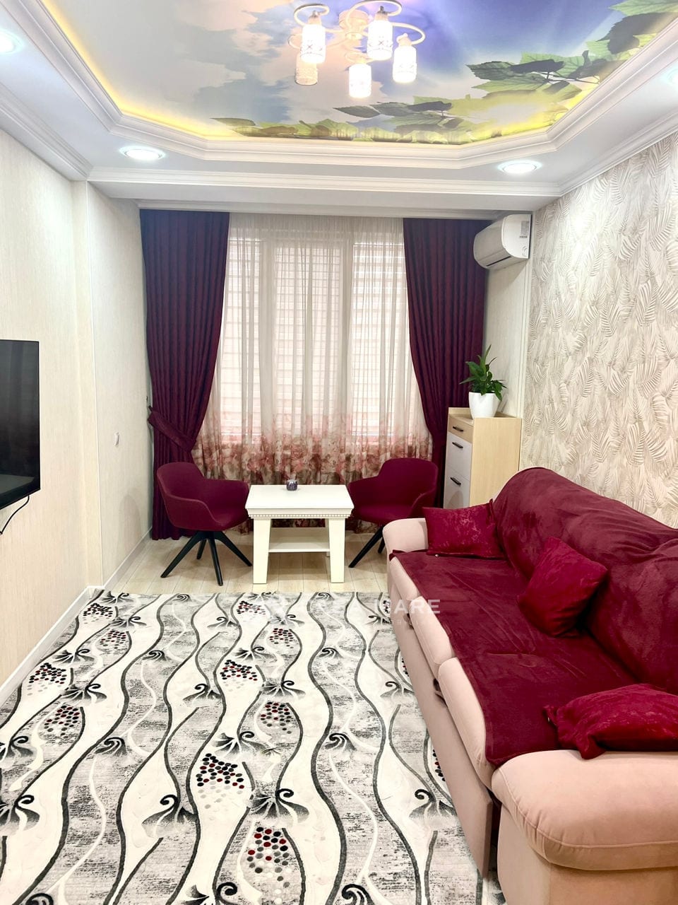 2-комнатная квартира, 55 м², Рышкановка, Кишинёв 6