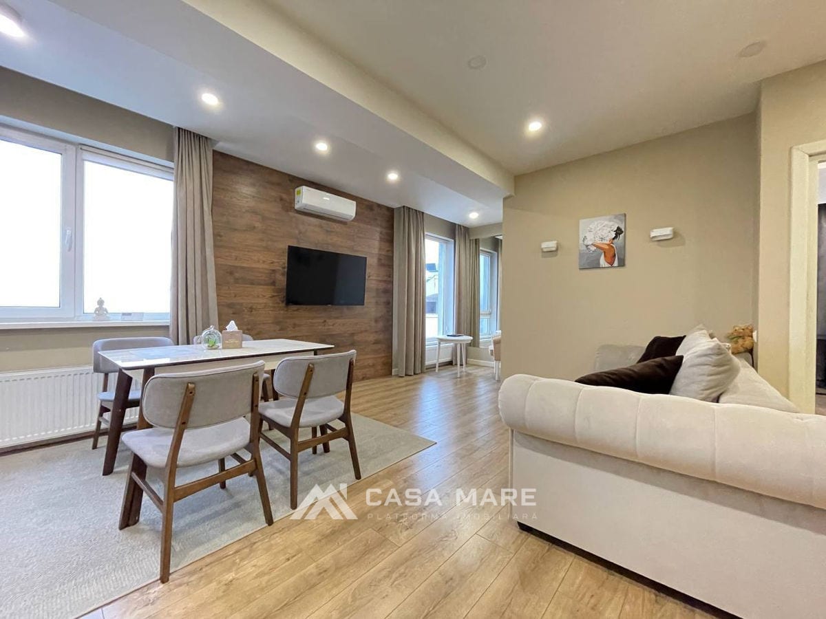 2-комнатная квартира, 75 м², Ботаника, Кишинёв 6