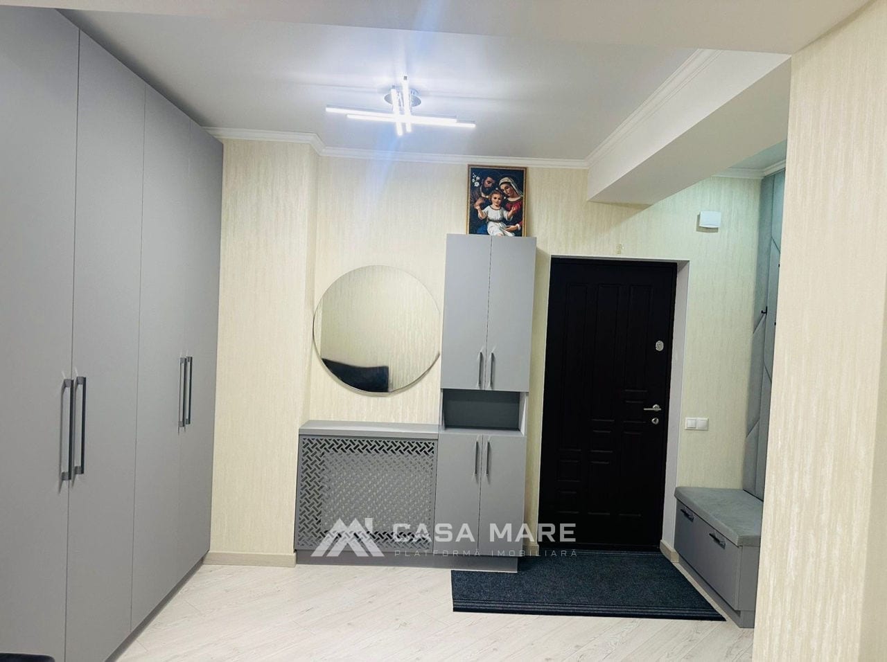 1-комнатная квартира, 53 м², Чеканы, Кишинёв 9