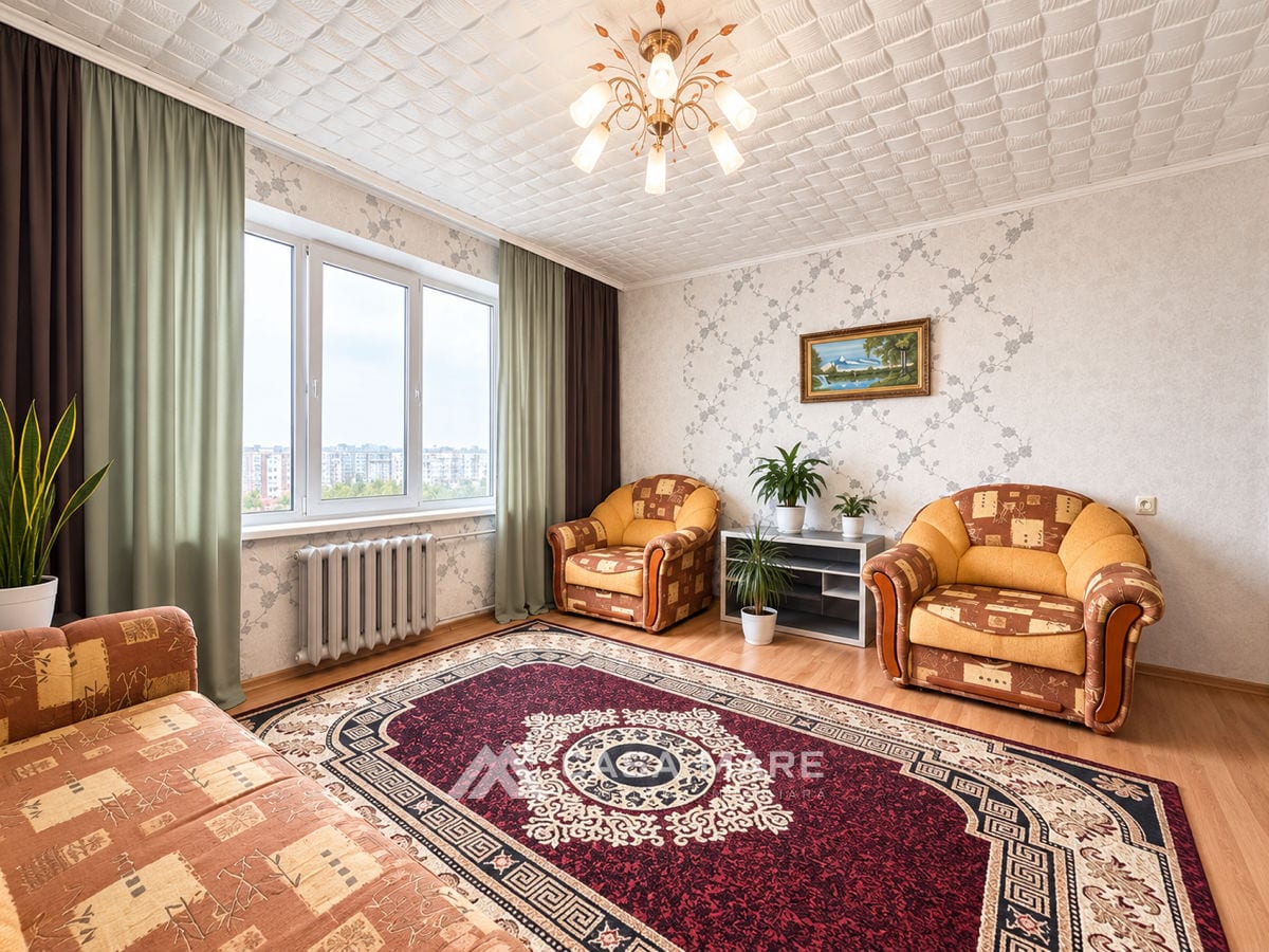 3-комнатная квартира, 65 м², Ботаника, Кишинёв 2