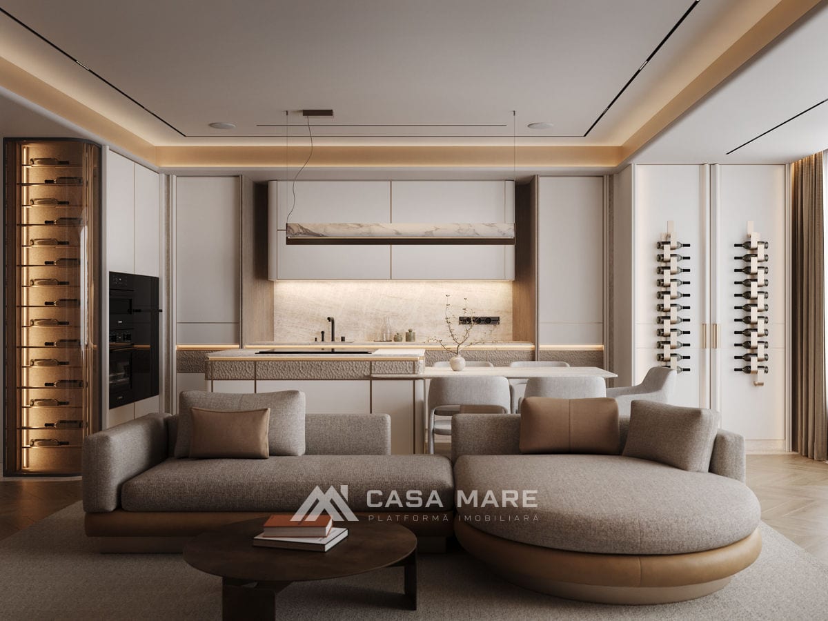 2-комнатная квартира, 92 м², Рышкановка, Кишинёв 1