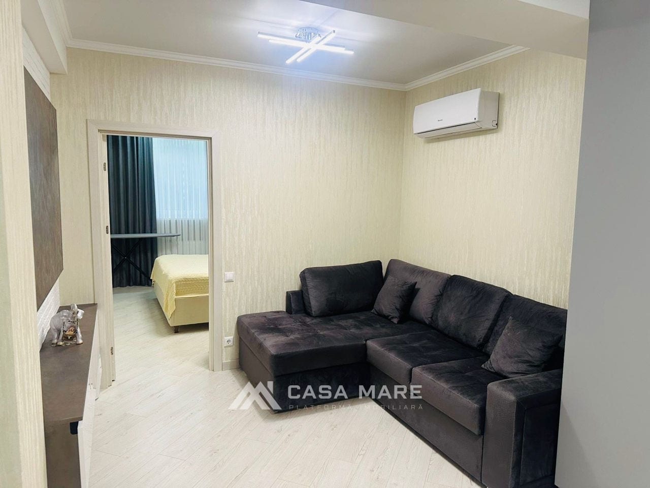 1-комнатная квартира, 53 м², Чеканы, Кишинёв 7