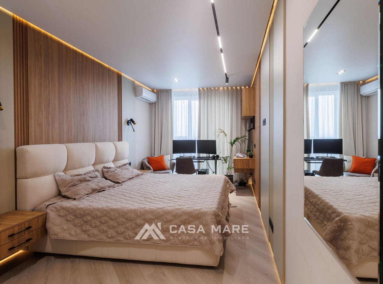 2-комнатная квартира, 78 м², Чеканы, Кишинёв 7