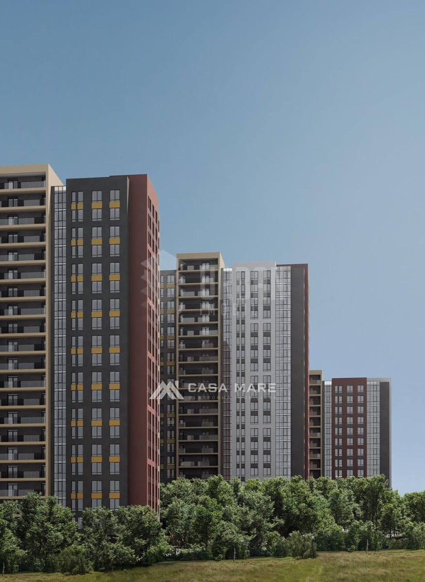 1-комнатная квартира, 43 м², Ботаника, Кишинёв 1