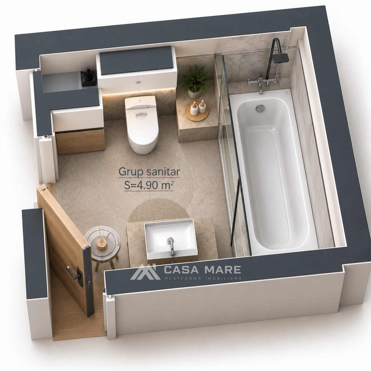 1-комнатная квартира, 43 м², Дурлешты 5