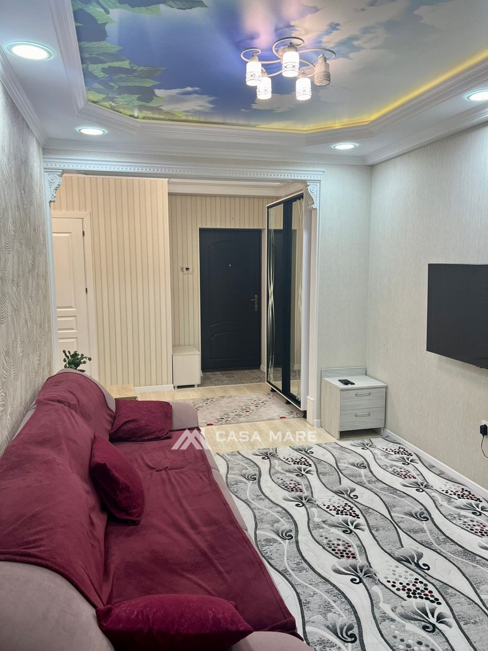 2-комнатная квартира, 55 м², Рышкановка, Кишинёв 8