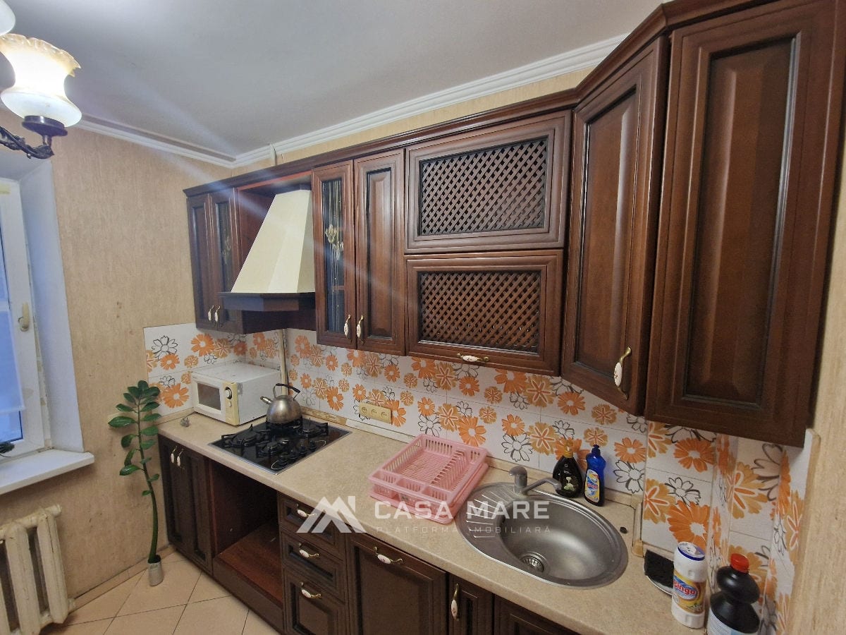 2-комнатная квартира, 54 м², Ботаника, Кишинёв 1