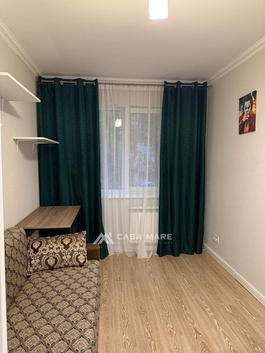 3-комнатная квартира, 65 м², Ботаника, Кишинёв 3