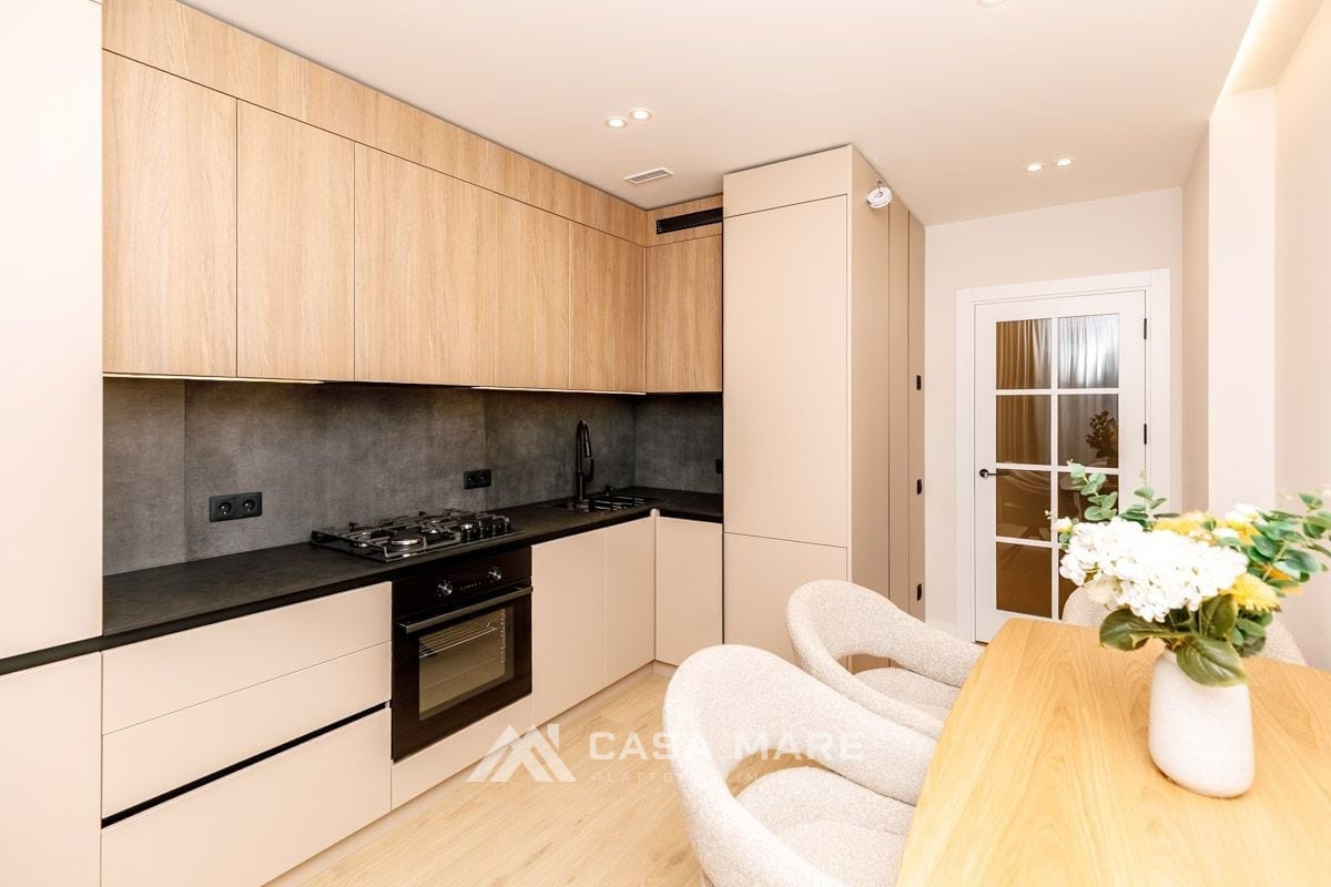 1-комнатная квартира, 51 м², Ботаника, Кишинёв 3