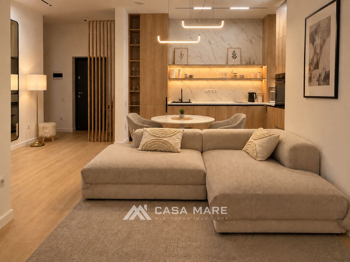 Apartament cu 1 cameră, 54 m², Buiucani, Chișinău 2