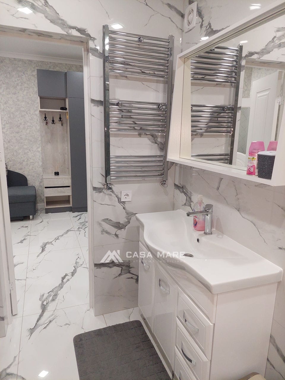 1-комнатная квартира, 48 м², Телецентр, Кишинёв 7