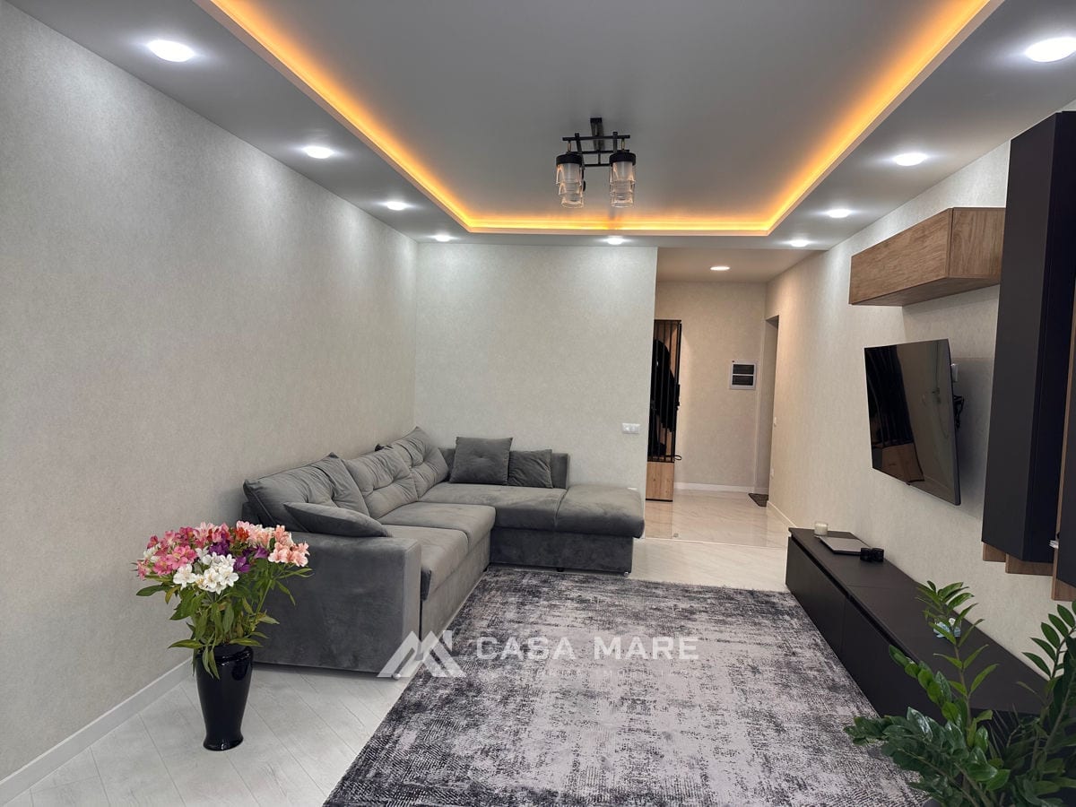 Apartament cu 2 camere, 73 m², Durlești 2