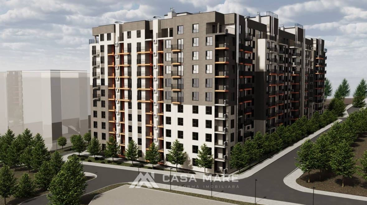 1-комнатная квартира, 42 м², Дурлешты 1