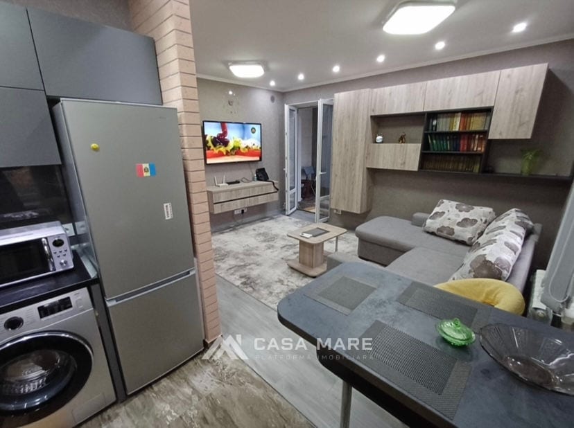 Apartament cu 2 camere, 52 m², Râșcani, Chișinău 2