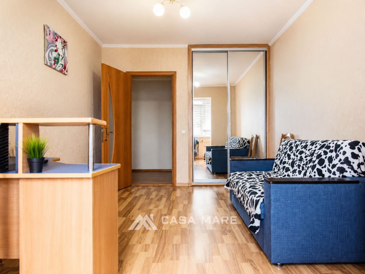 2-комнатная квартира, 67 м², Телецентр, Кишинёв 2