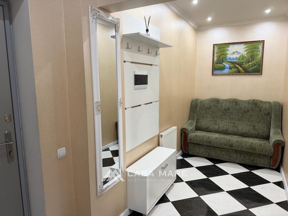 1-комнатная квартира, 51 м², Рышкановка, Кишинёв 9