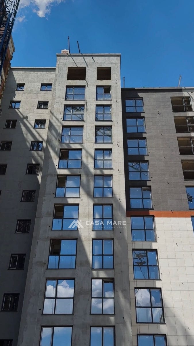 1-комнатная квартира, 52 м², Телецентр, Кишинёв 2