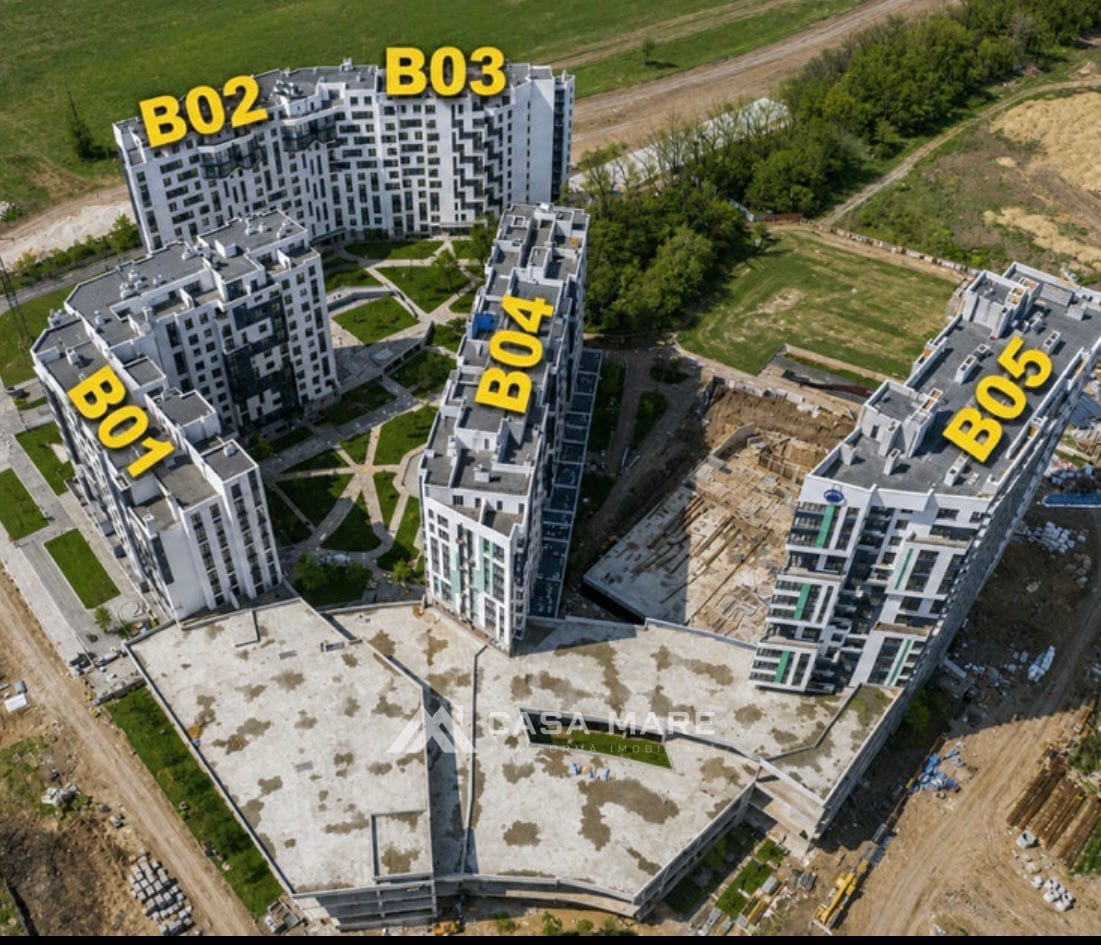 1-комнатная квартира, 47 м², Старая Почта, Кишинёв 3