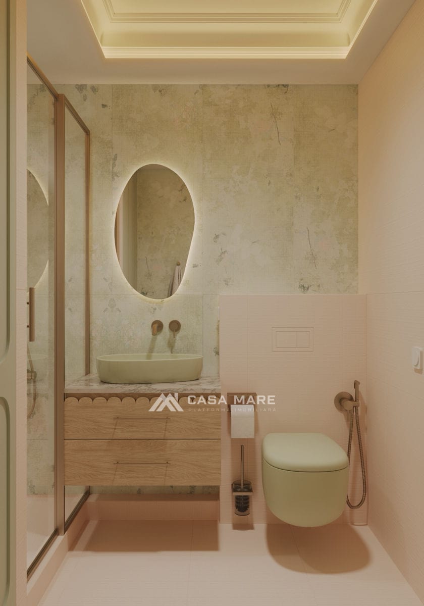 1-комнатная квартира, 40 м², Телецентр, Кишинёв 8