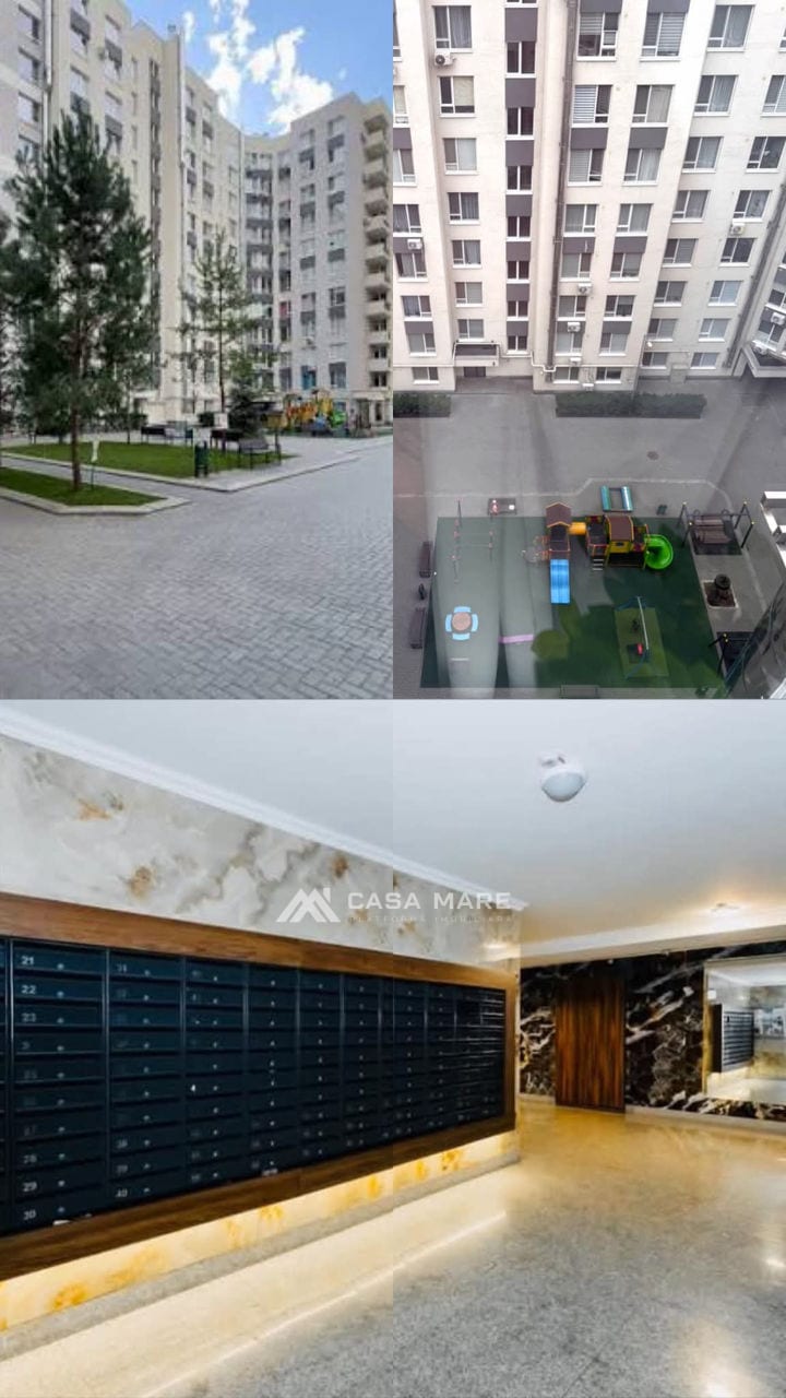 1-комнатная квартира, 38 м², Рышкановка, Кишинёв 10