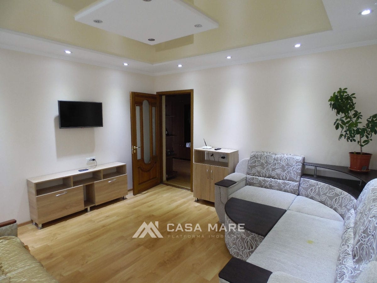2-комнатная квартира, 52 м², Ботаника, Кишинёв 2