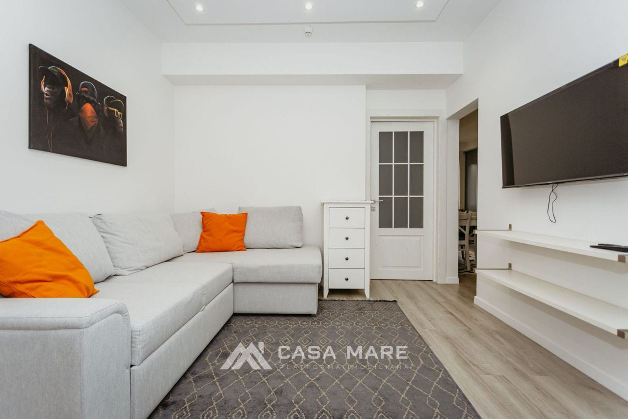 1-комнатная квартира, 50 м², Ботаника, Кишинёв 3
