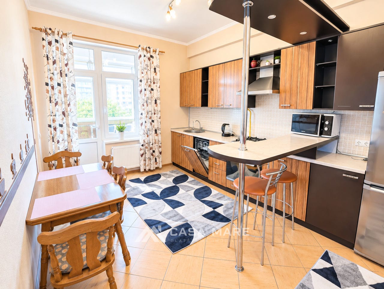 1-комнатная квартира, 53 м², Чеканы, Кишинёв 2