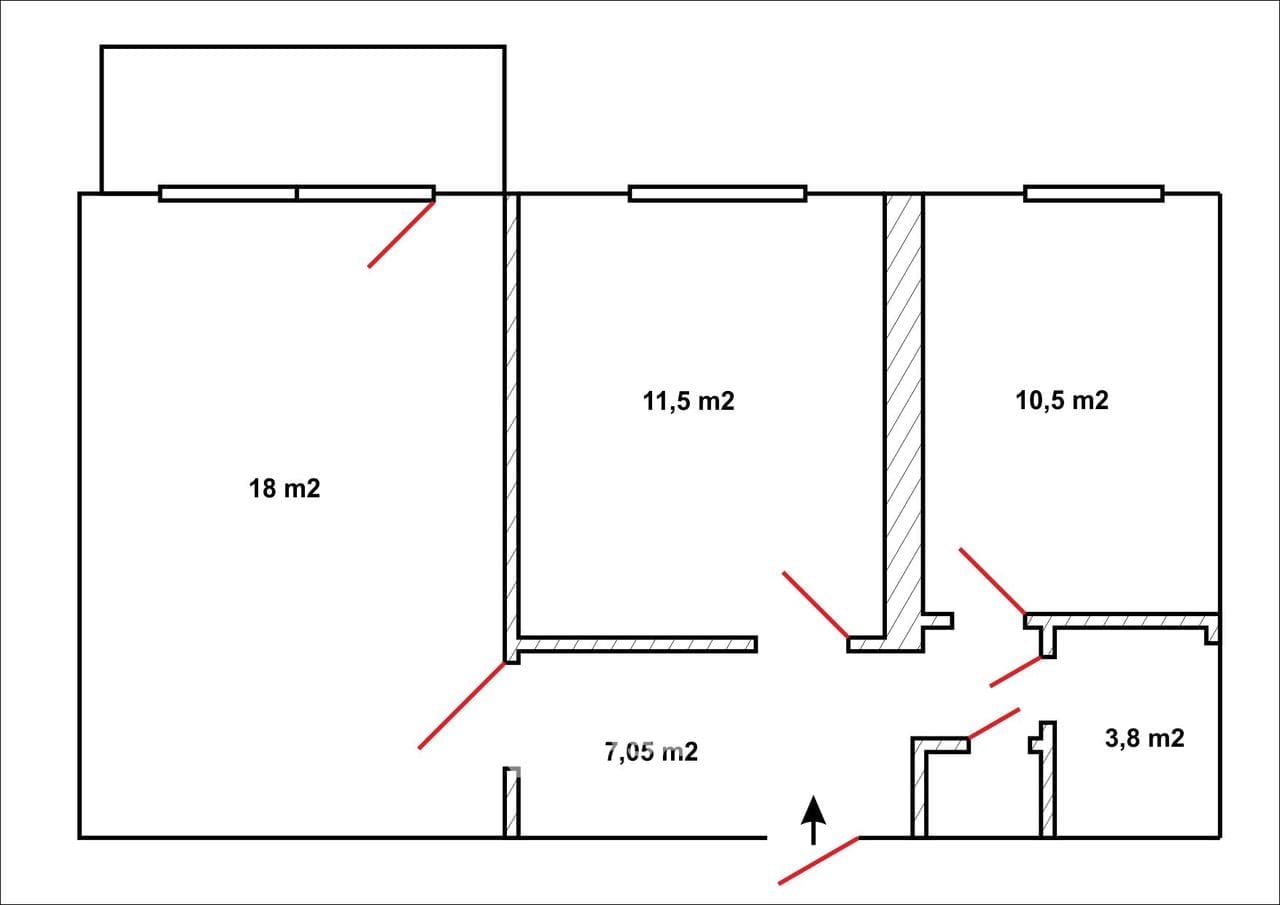 Apartament cu 2 camere, 53 m², Botanica, Chișinău 9