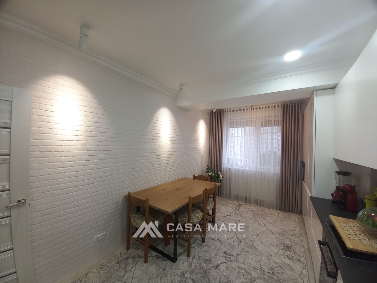 1-комнатная квартира, 48 м², Чеканы, Кишинёв 3