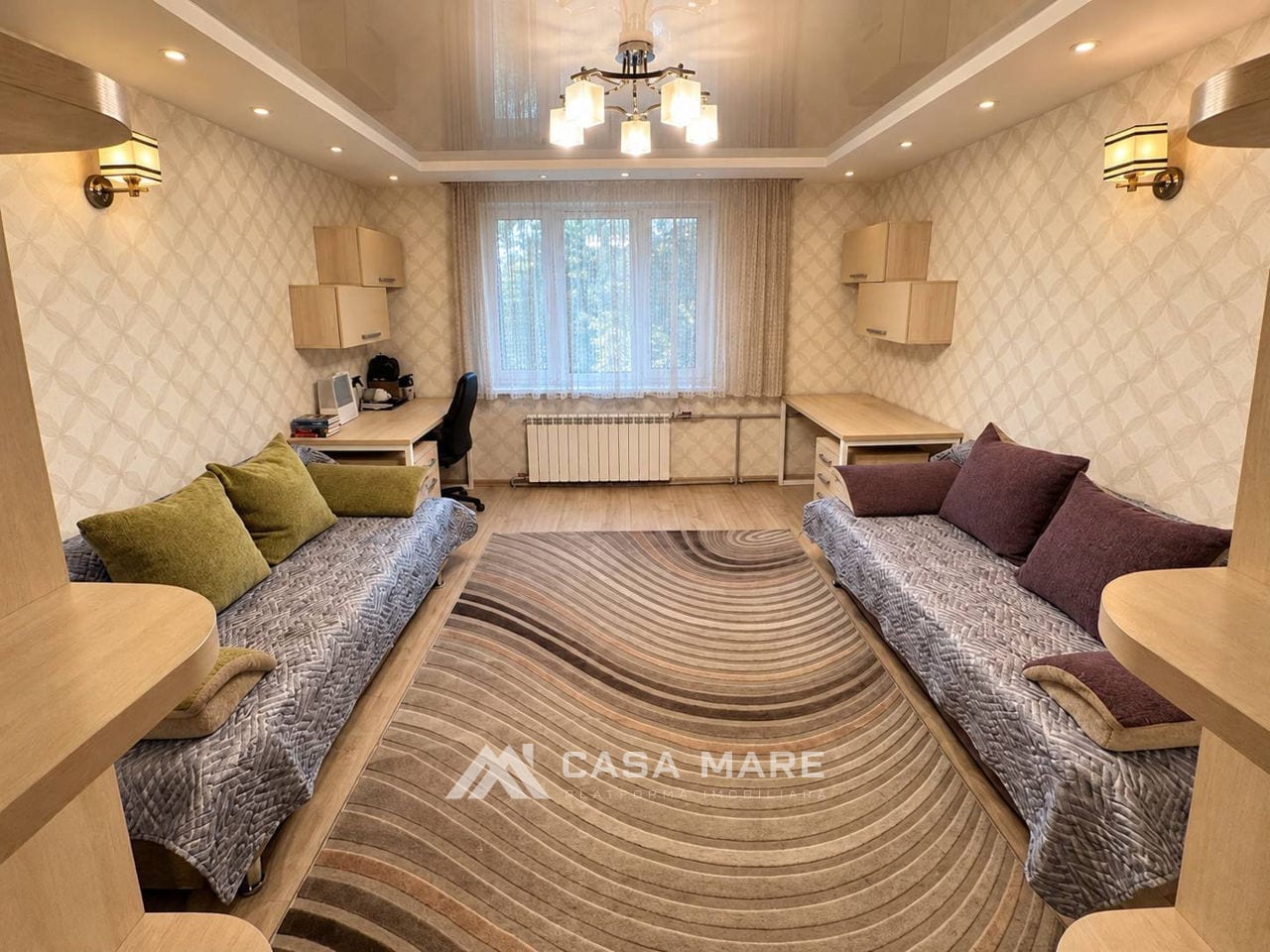 3-комнатная квартира, 70 м², Рышкановка, Кишинёв 1