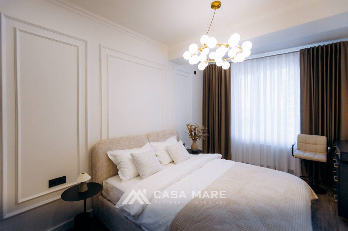 3-комнатная квартира, 91 м², Рышкановка, Кишинёв 5