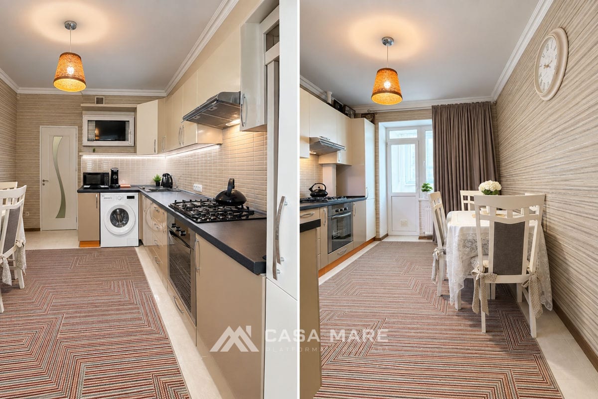 2-комнатная квартира, 68 м², Буюканы, Кишинёв 3