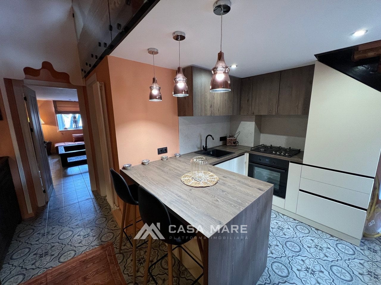 2-комнатная квартира, 58 м², Центр, Кишинёв 3