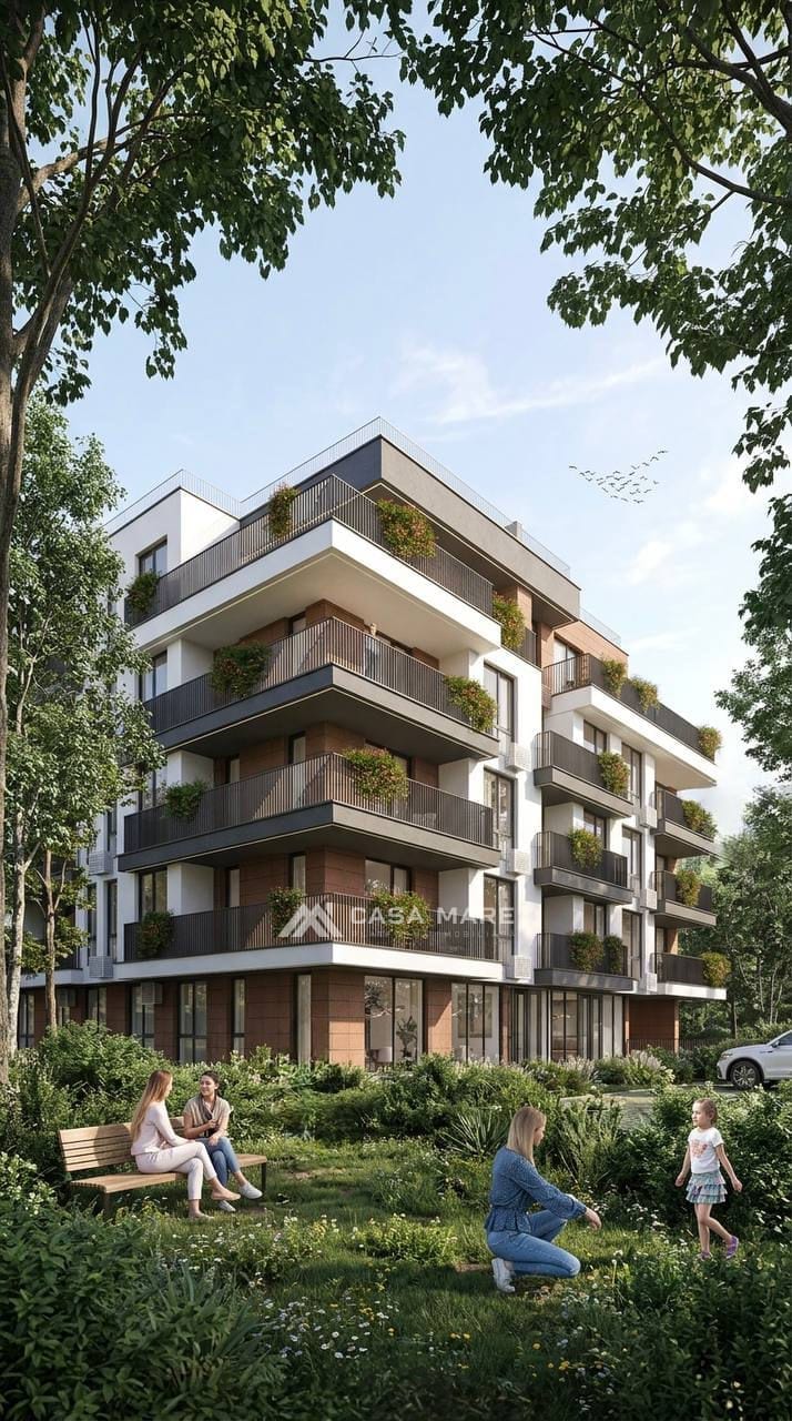 2-комнатная квартира, 62 м², Рышкановка, Кишинёв 6