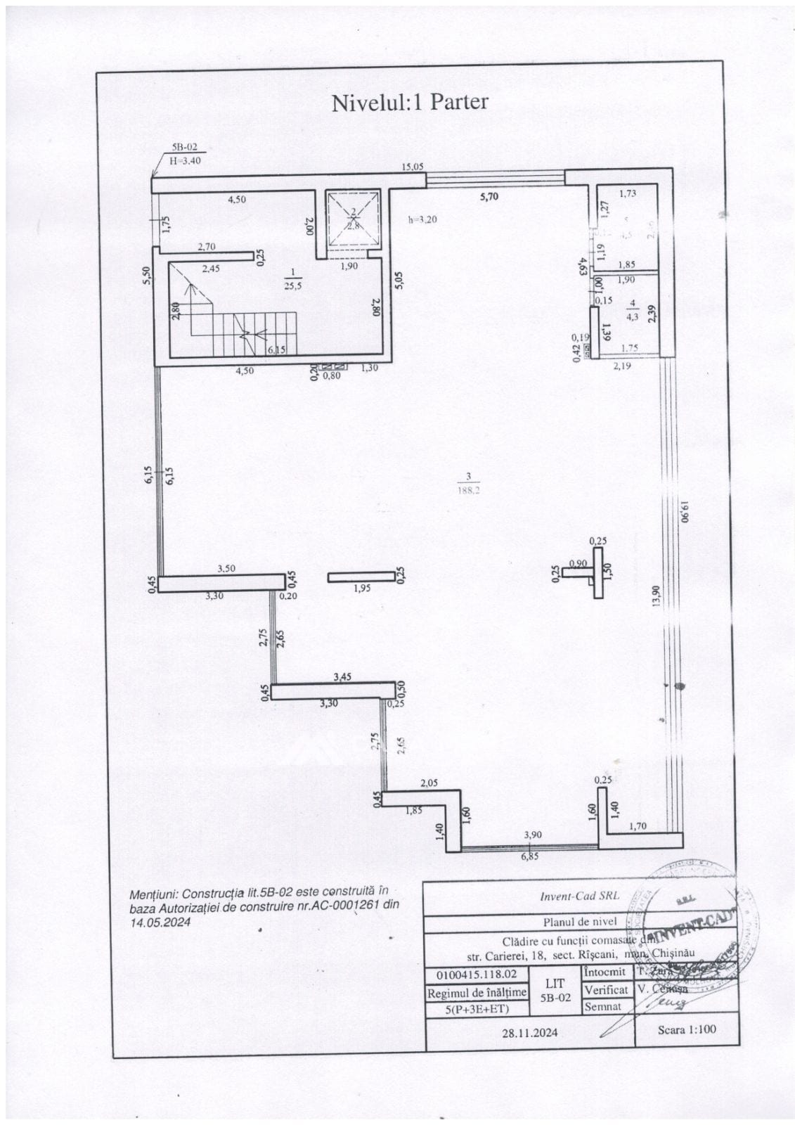 Коммерческое помещение, 200 м², Рышкановка, Кишинёв 2