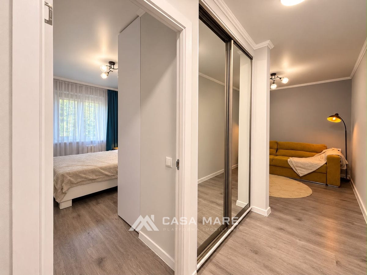 2-комнатная квартира, 45 м², Кишинёв 9