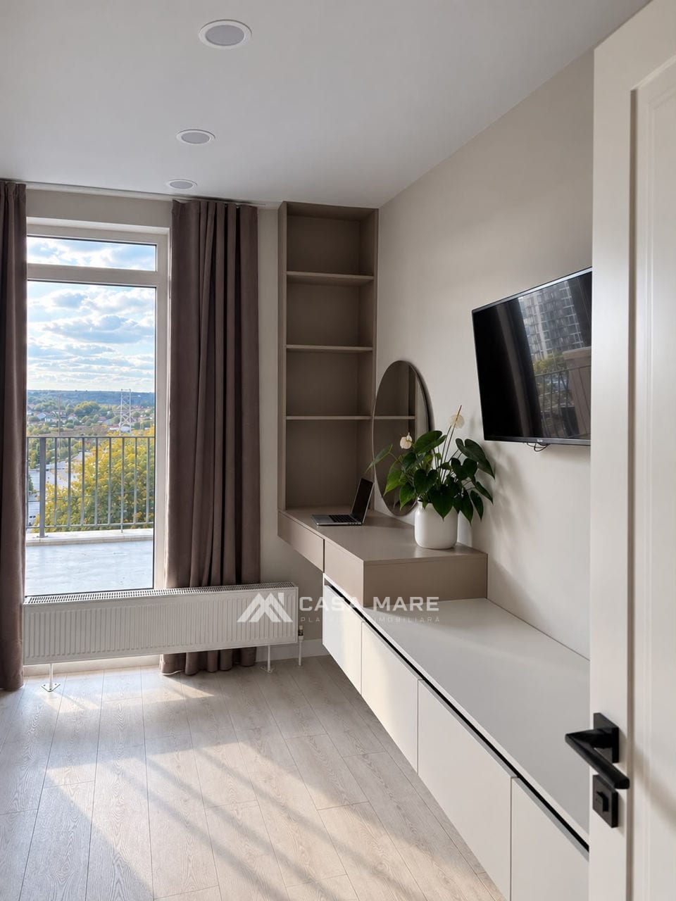 1-комнатная квартира, 57 м², Яловены 4