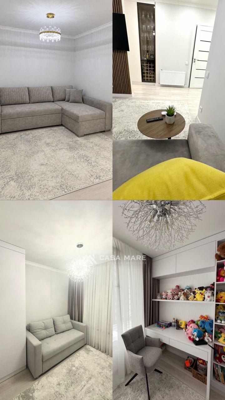 1-комнатная квартира, 38 м², Рышкановка, Кишинёв 9
